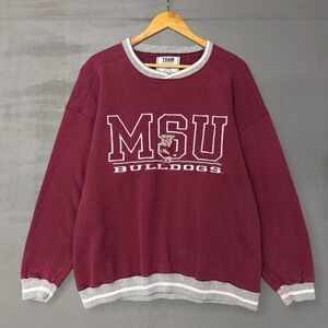 Vintage Team Edition MSU Bulldogs Sweatshirt Mississippi State Collegiate XL